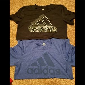 Barely worn boys Adidas shirts size large
